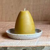 Bell Candle/Candle Plate Set