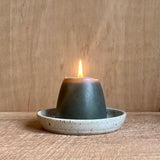 Bell Candle/Candle Plate Set