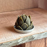Lotus/Candle Plate Set
