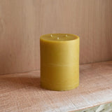 3-Wick Stump Candles