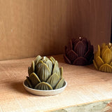 Lotus/Candle Plate Set
