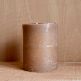 3-Wick Stump Candles