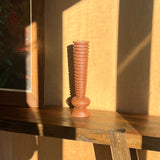 Ridged Vase Candle
