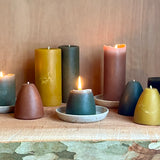 Lotus/Candle Plate Set