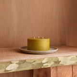 3-Wick Stump Candles
