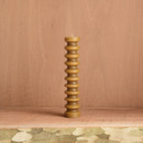Natural Ridged Pillar Candle