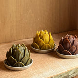 Lotus/Candle Plate Set