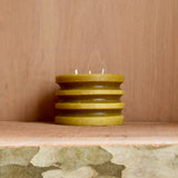 Ridged Squat Candle