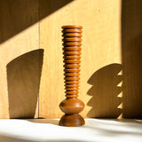 Ridged Vase Candle