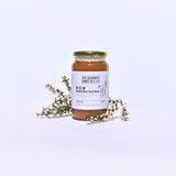 Premium MGO263+ Manuka Honey Mono-Floral. 13cm high, 7cm wide, weighs 500g.