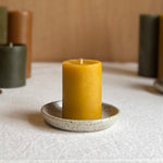 Small Ceramic Candle Plate