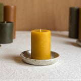 Small Ceramic Candle Plate