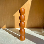 Auburn Wave Pillar Candle