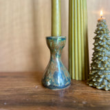 Blue/Brown Candle Holder Set