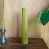 Blue/Brown Candle Holder Set