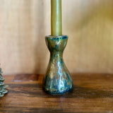 Blue/Brown Candle Holder Set