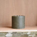 3-Wick Stump Candles